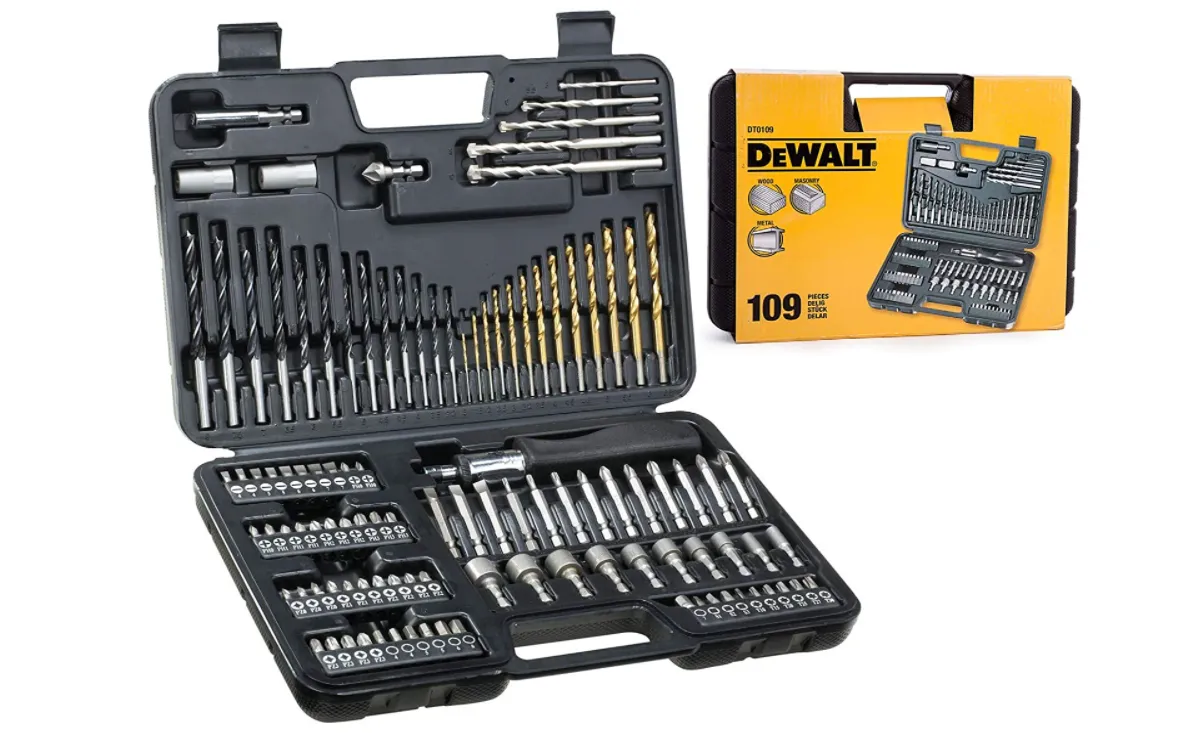 DEWALT 109 Piece Round Drill Bit Set