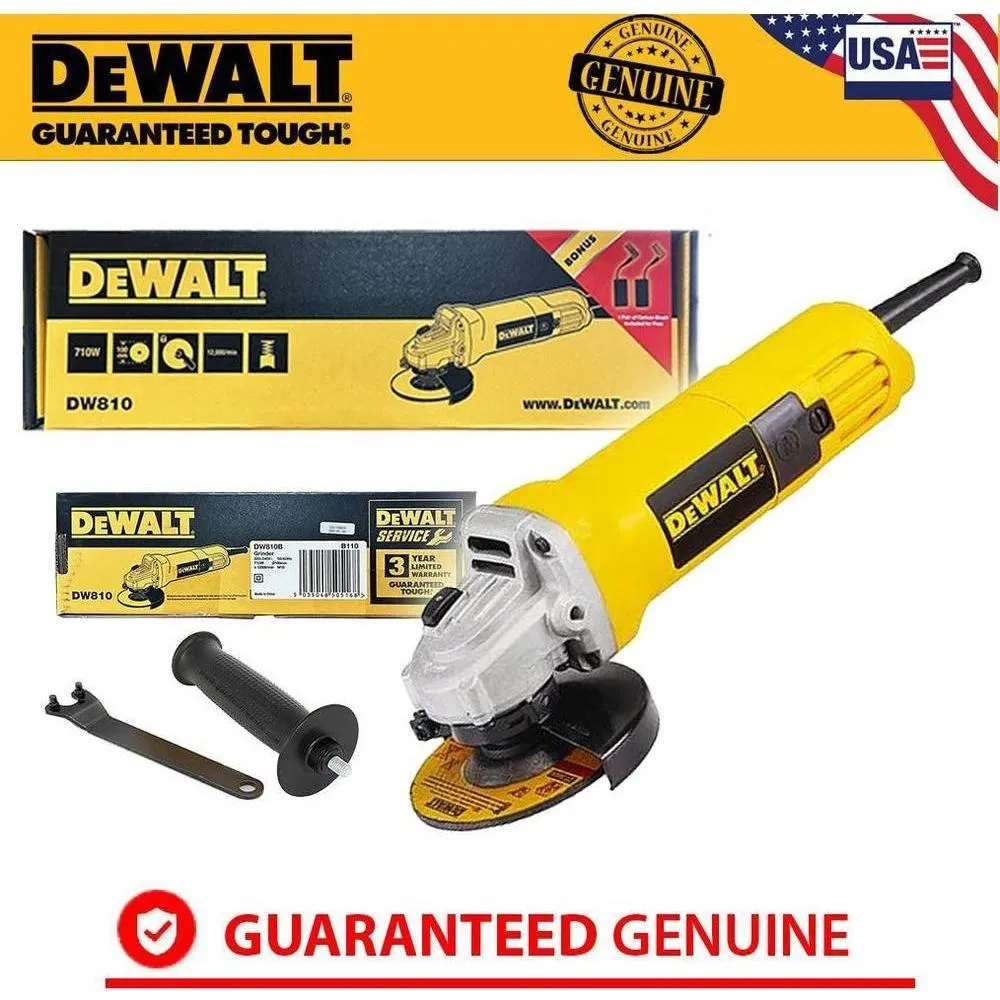 Dewalt DW810 Angle Grinder 4" 710W (DW810-B)