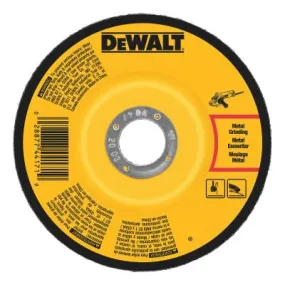 DeWalt® Type 27 Depressed Center Wheel, 6 X 1/4 X 5/8 in - 11, A24R Grit, Aluminum Oxide, DW4626