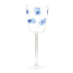 Drop Wine Glass - Set of 4 - Blue