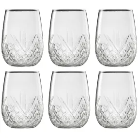 Ecology Carmen Stemless Wine Glasses - Set of 6 - 490ml