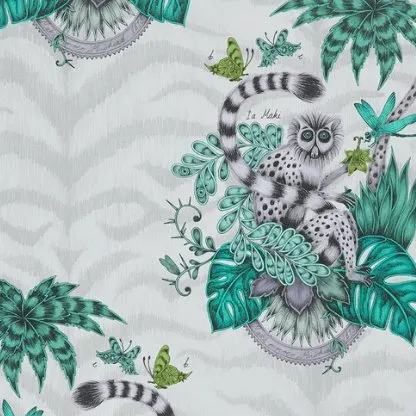 Emma J Shipley Lemur Wallpaper