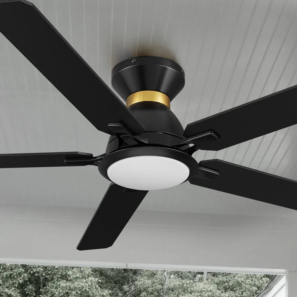 Essex Smart Low Profile Ceiling Fan with LED Light Outdoor/Indoor 52”