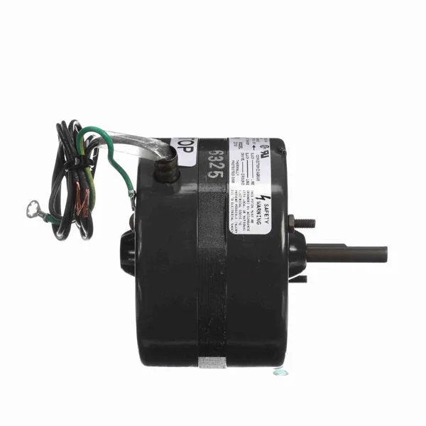 Fasco Direct Drive Motor, 1500 RPM, 1/12 HP, 115 V, 4.4" Diameter, Open Air Over