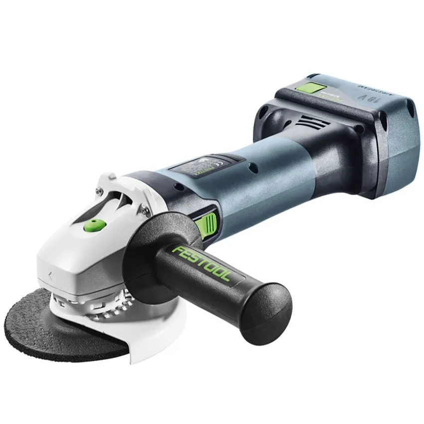 FESTOOL CORDLESS ANGLE GRINDER AGC 18-125 LI5.2 EBQ-PLUS FES575344