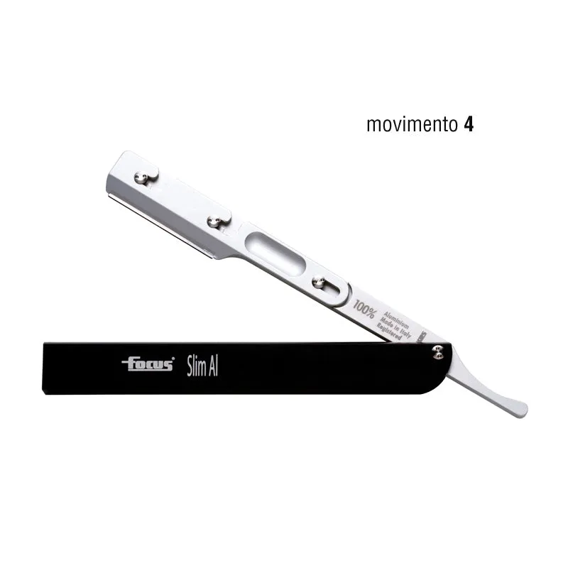 Focus - Slim AL R28-3 Shavette Razor - Blue