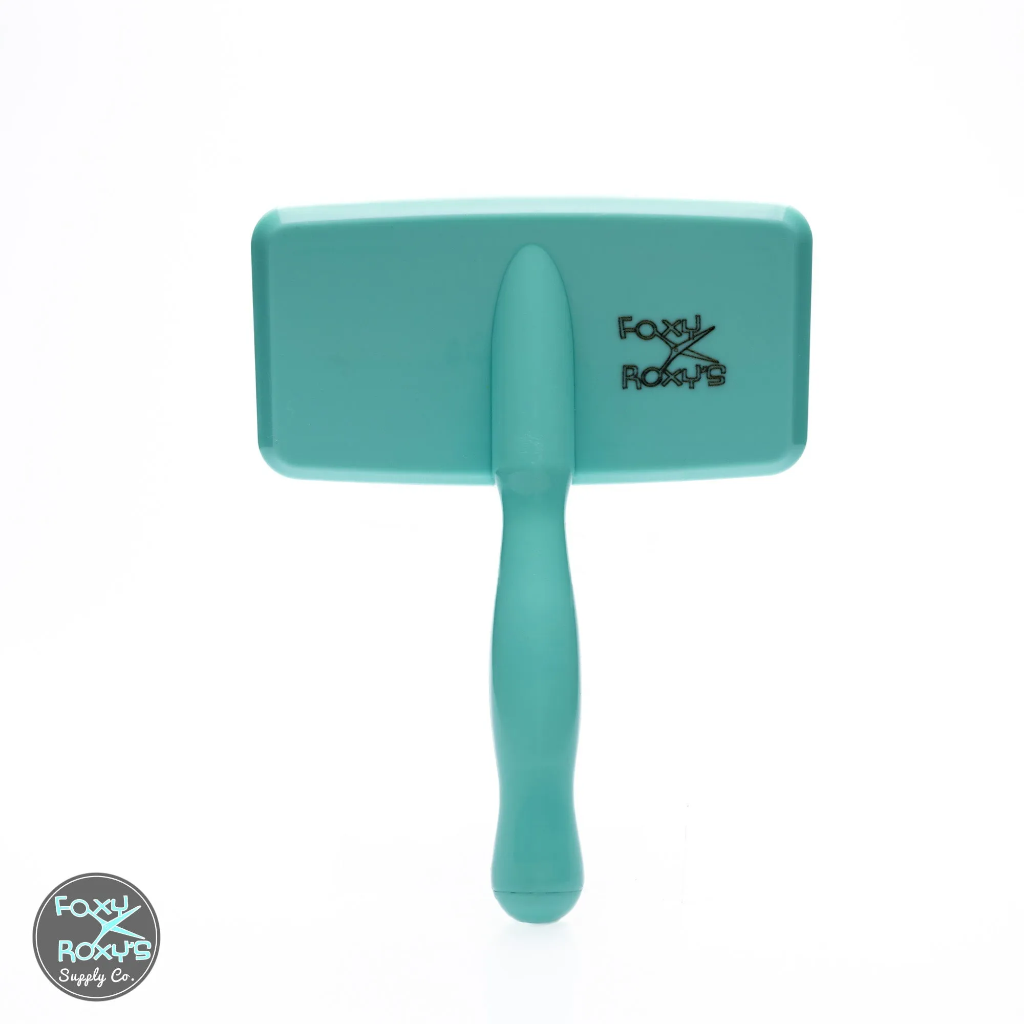 Foxy Roxy Teal Slicker Brush - Short