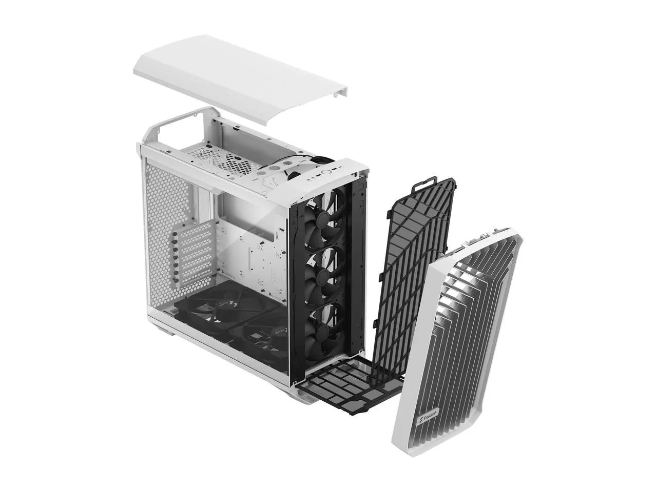 Fractal Design Torrent Compact White TG Clear Tint ATX Case FD-C-TOR1C-03