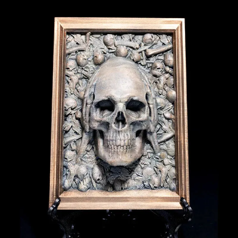 Frame Resin Crafts Skull Photo Frame Viking Wall Decorations