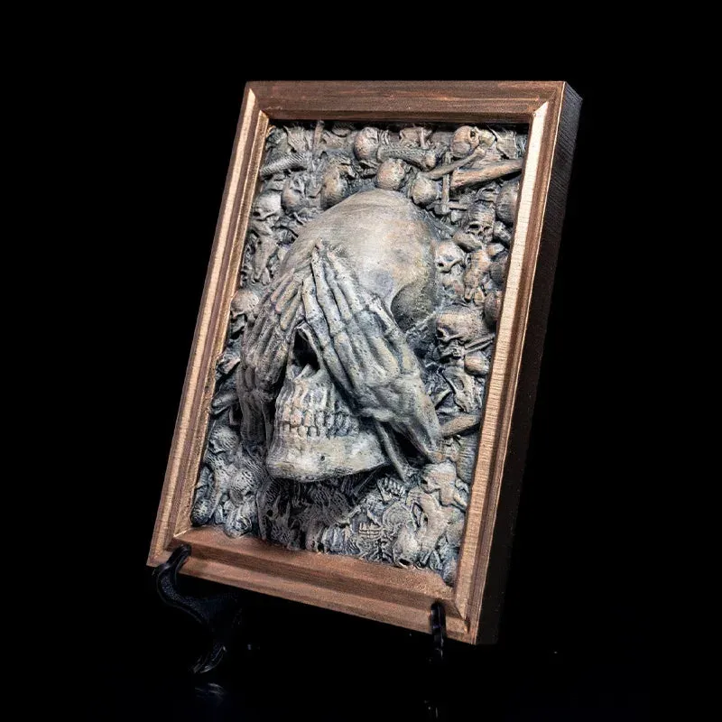 Frame Resin Crafts Skull Photo Frame Viking Wall Decorations