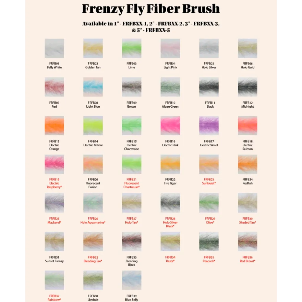 Frenzy Fly Fiber Brush