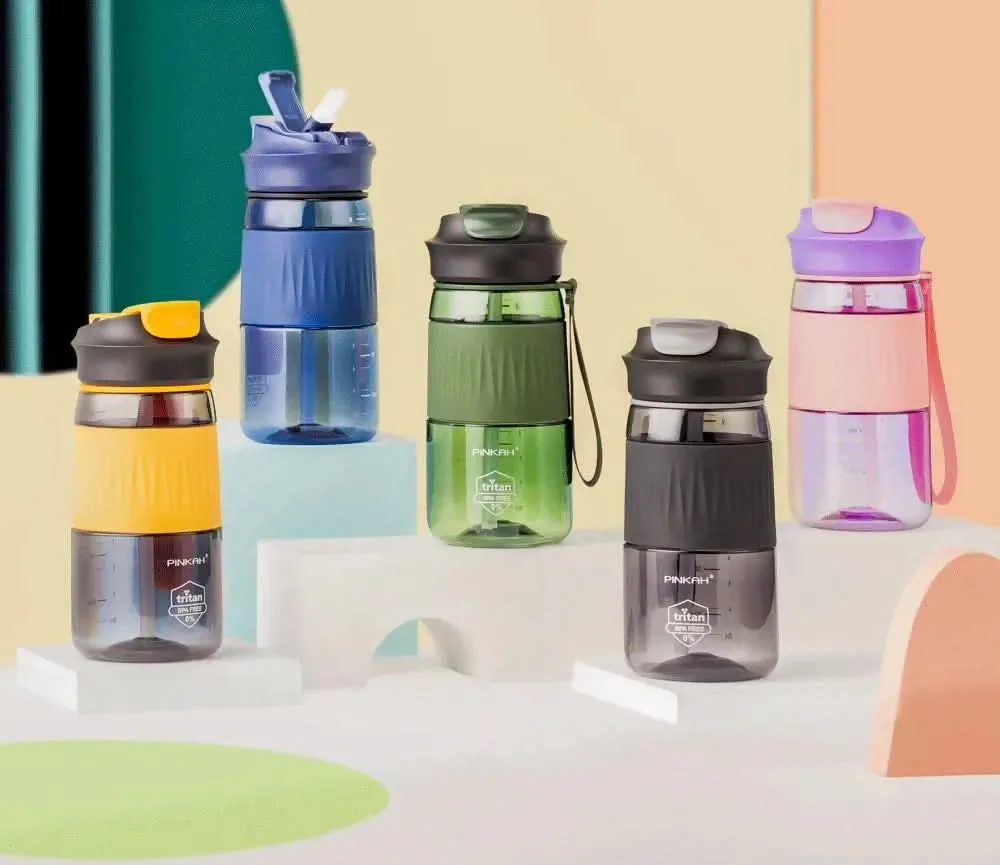 Gibo 2 In 1 Water Bottle (580ml,Multi Colours)