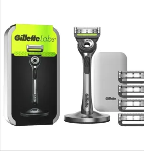 Gillette Labs Razor with Exfoliating Bar - 1 Handle & 5 Blades