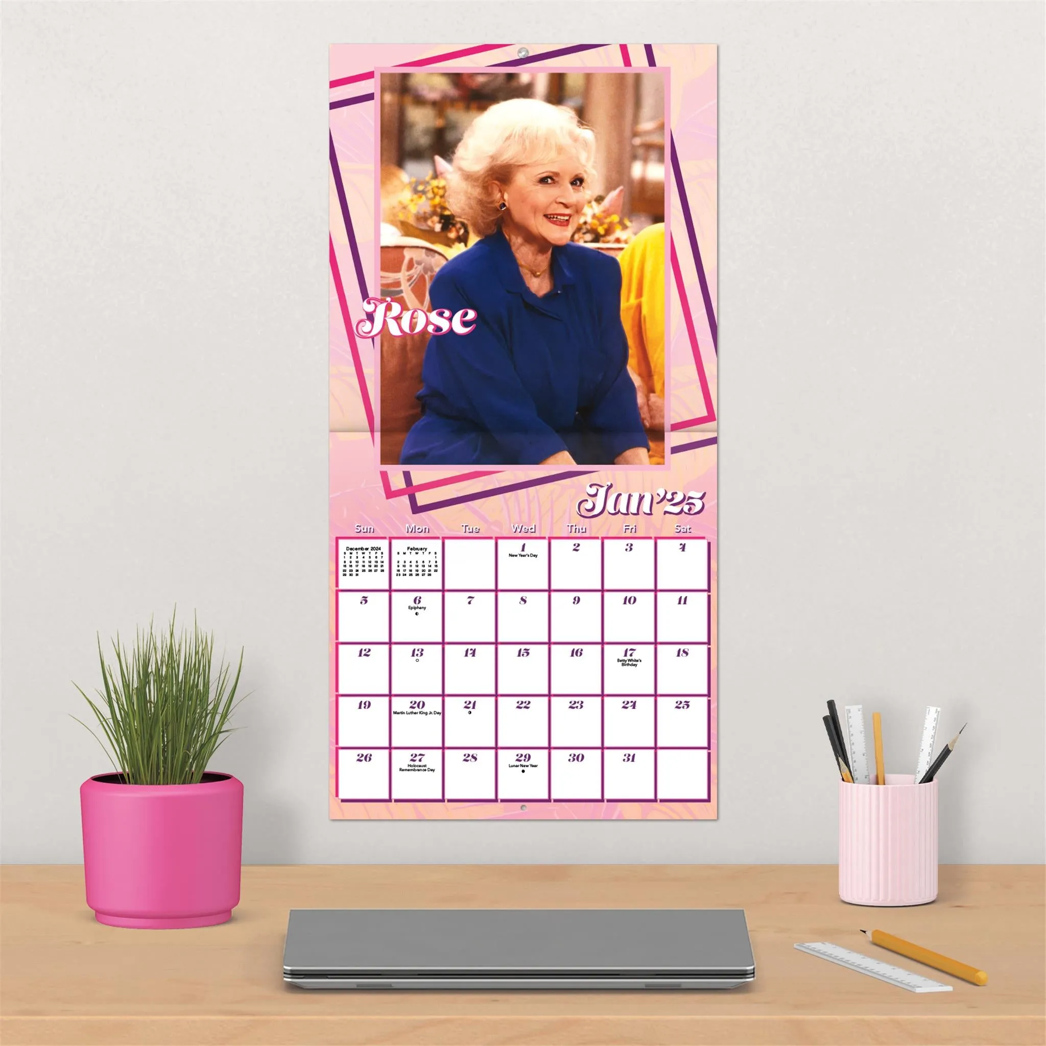 Golden Girls Exclusive with Print Wall 2025 Calendar