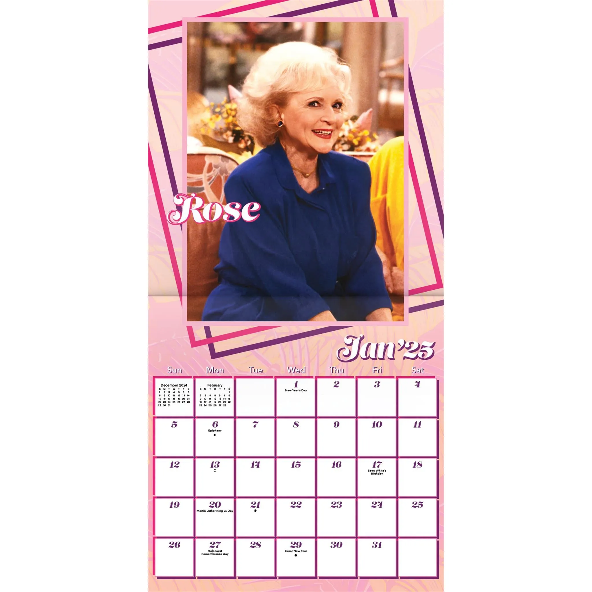 Golden Girls Exclusive with Print Wall 2025 Calendar