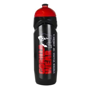 Gorilla Wear Spors Bottle Black Red - 750ml