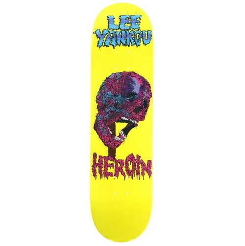 Heroin Lee Yankou Face Melter Skateboard Deck 8.25"