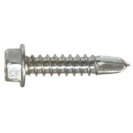 Hex Washer Head, Self-Drilling Screws, #8 x 0.5-In., 1-Lb.