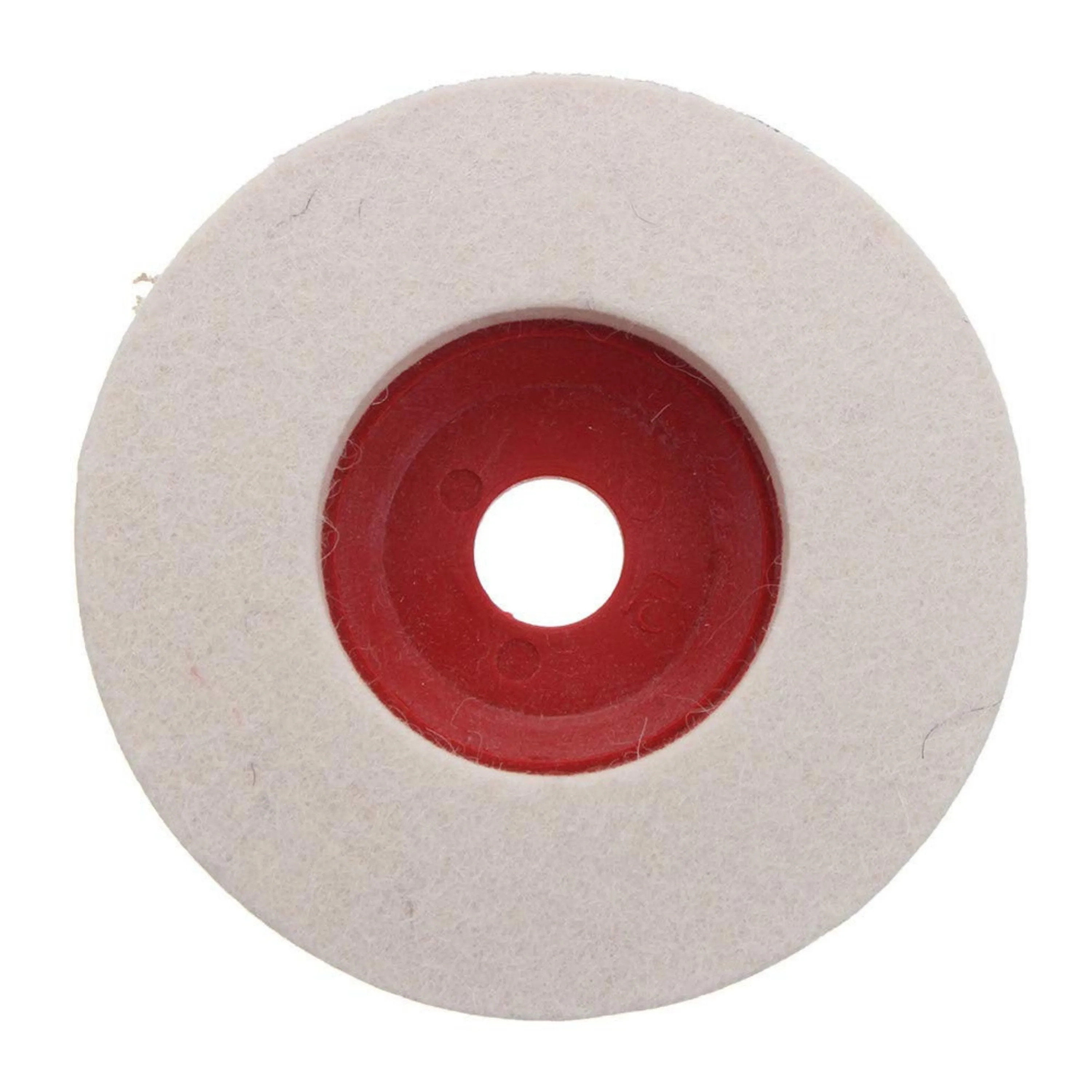 Homdum MAF Wool Felt buffing pad wheel disc for polishing stainless steel metal marble glass ceramic, 4 inch angle grinder