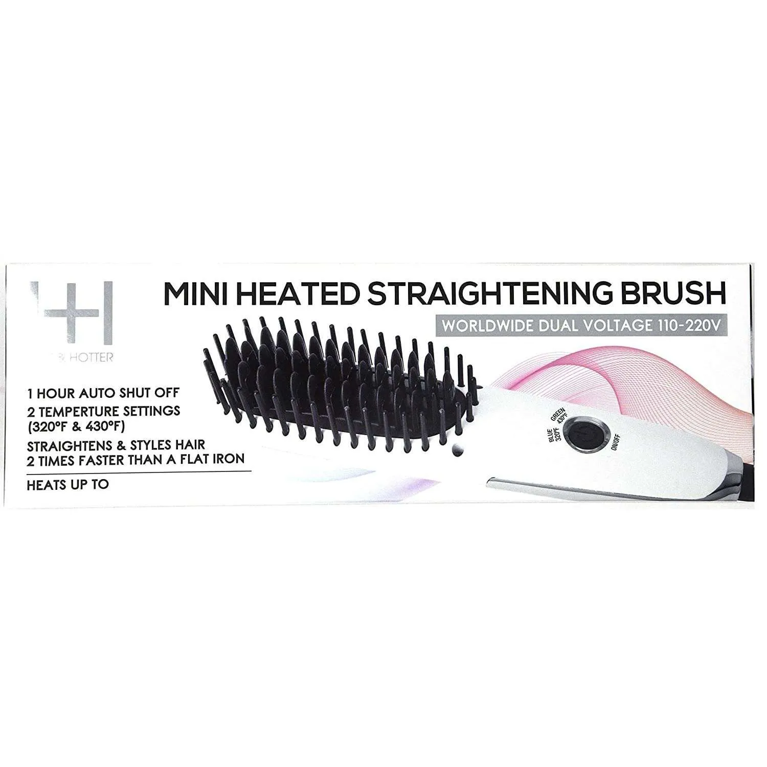 Hot & Hotter Mini Heated Straightening Brush