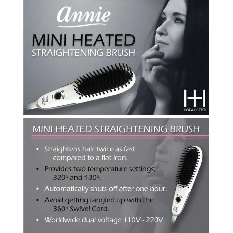 Hot & Hotter Mini Heated Straightening Brush