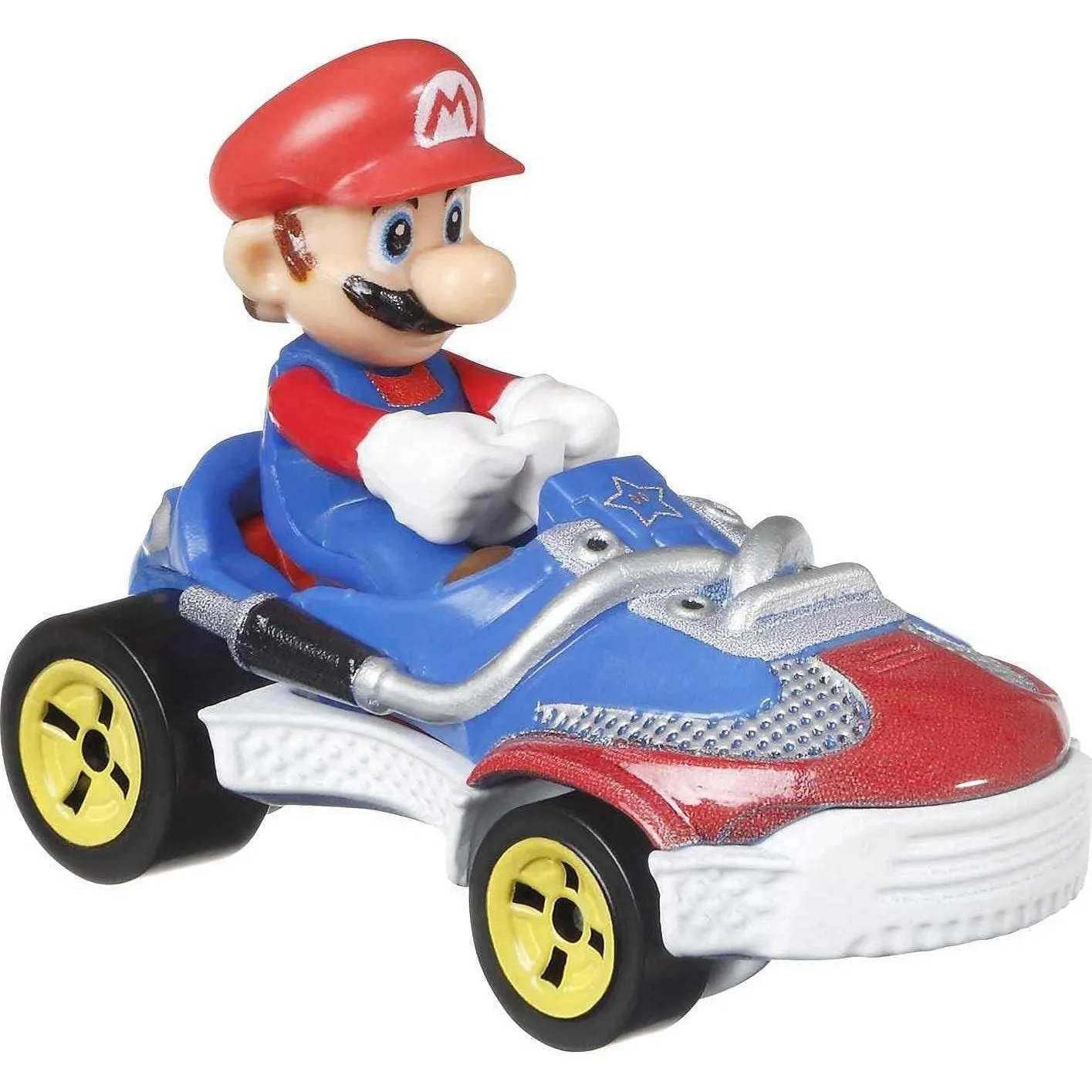 Hot Wheels Mario Kart Vehicle 4-Pack, Set of 4 Fan-Favorite Characters Includes 1 Exclusive Model