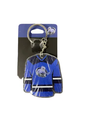 Jacksonville Icemen Acrylic Blue Jersey Keychain