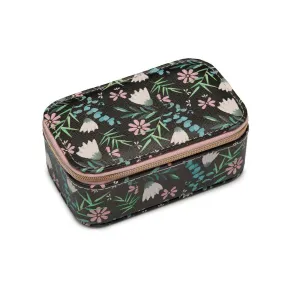 Jewellery Box Mini Black Floral Multi