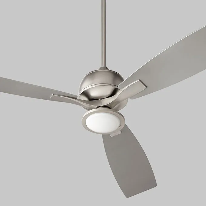 Juno 60" 3 Blade Ceiling Fan with Light - Satin Nickel