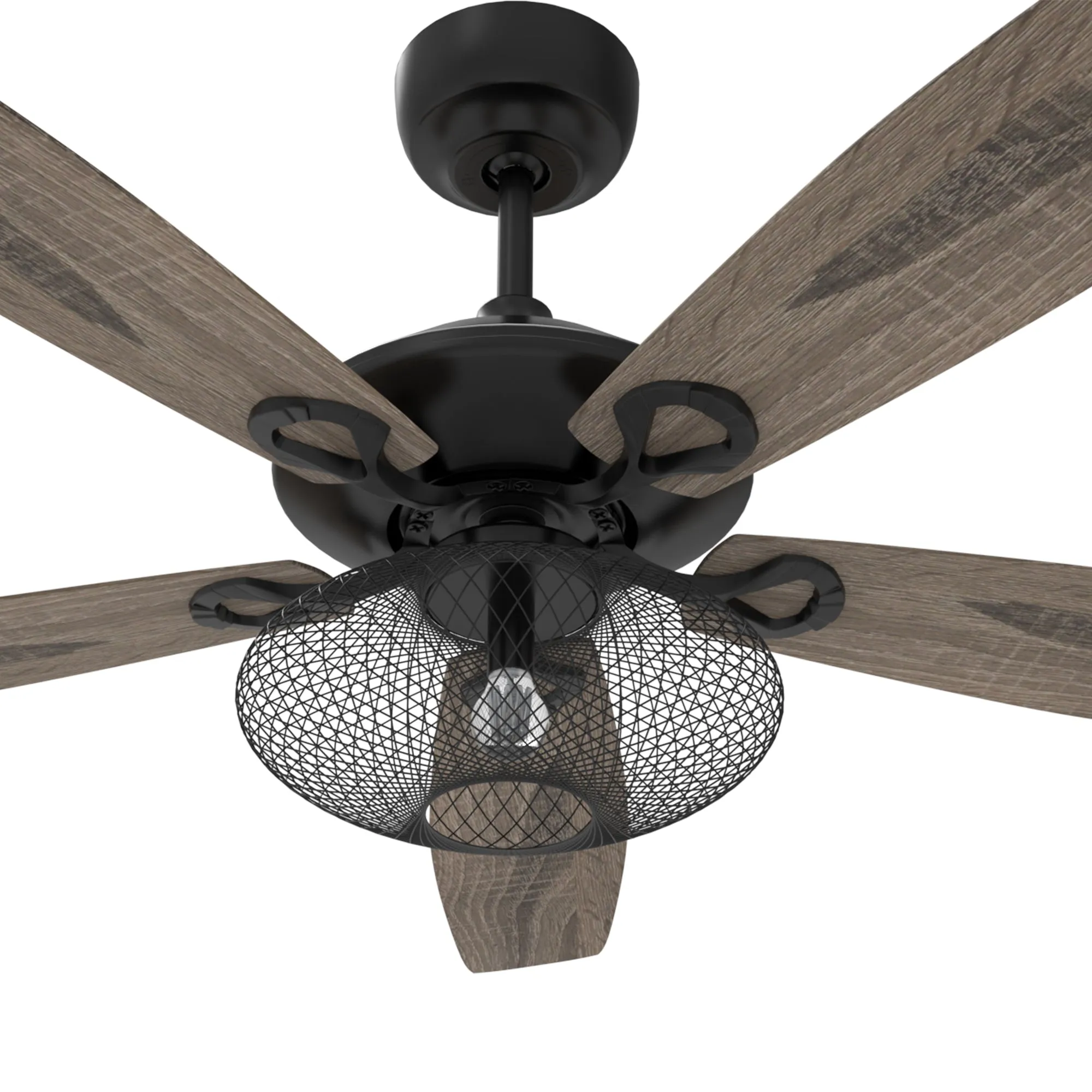 Keller ceiling fan with Led light and remote control 52 inch 10 speed