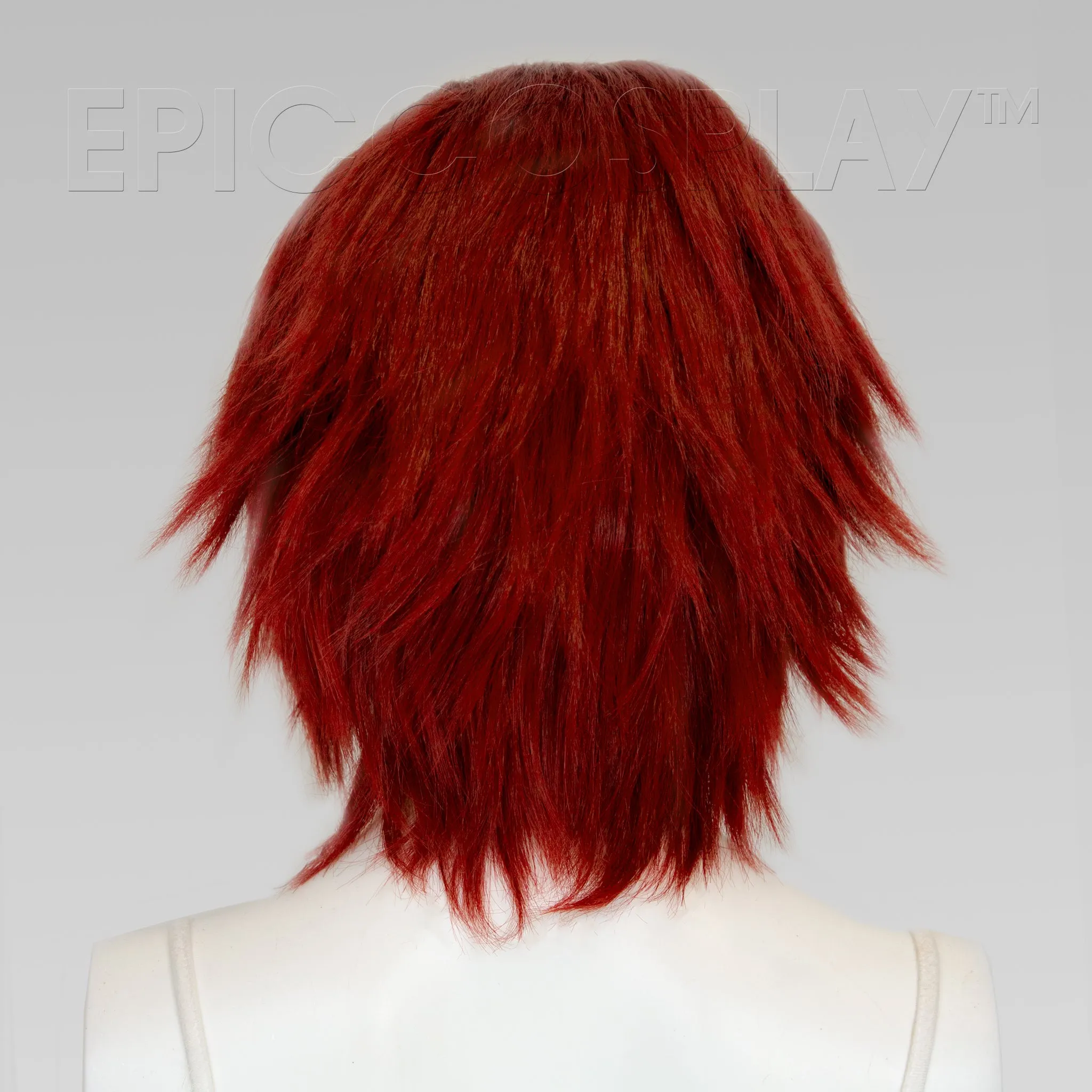 Keto (Layered) - Dark Red Wig