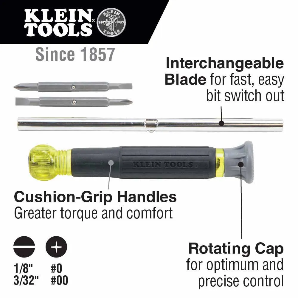 Klein 85514 Multi-Bit Screwdriver and Nut Driver Set (3-Piece)