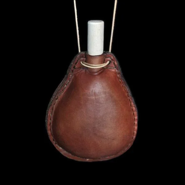 Large Handmade Leather Water Bottle