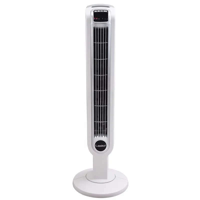 Lasko 36 in. H 3 speed Oscillating Tower Fan Remote Control