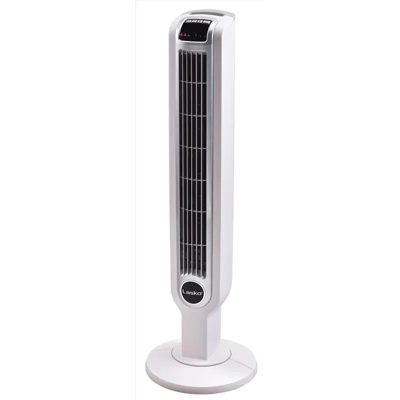 Lasko 36 in. H 3 speed Oscillating Tower Fan Remote Control