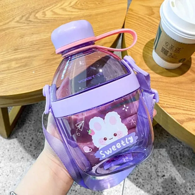 Let Get Back To The Old Days Summer Cute Retro Style Water Bottle