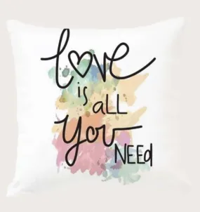 Love is.. Graphic Cushion Cover Without Filler