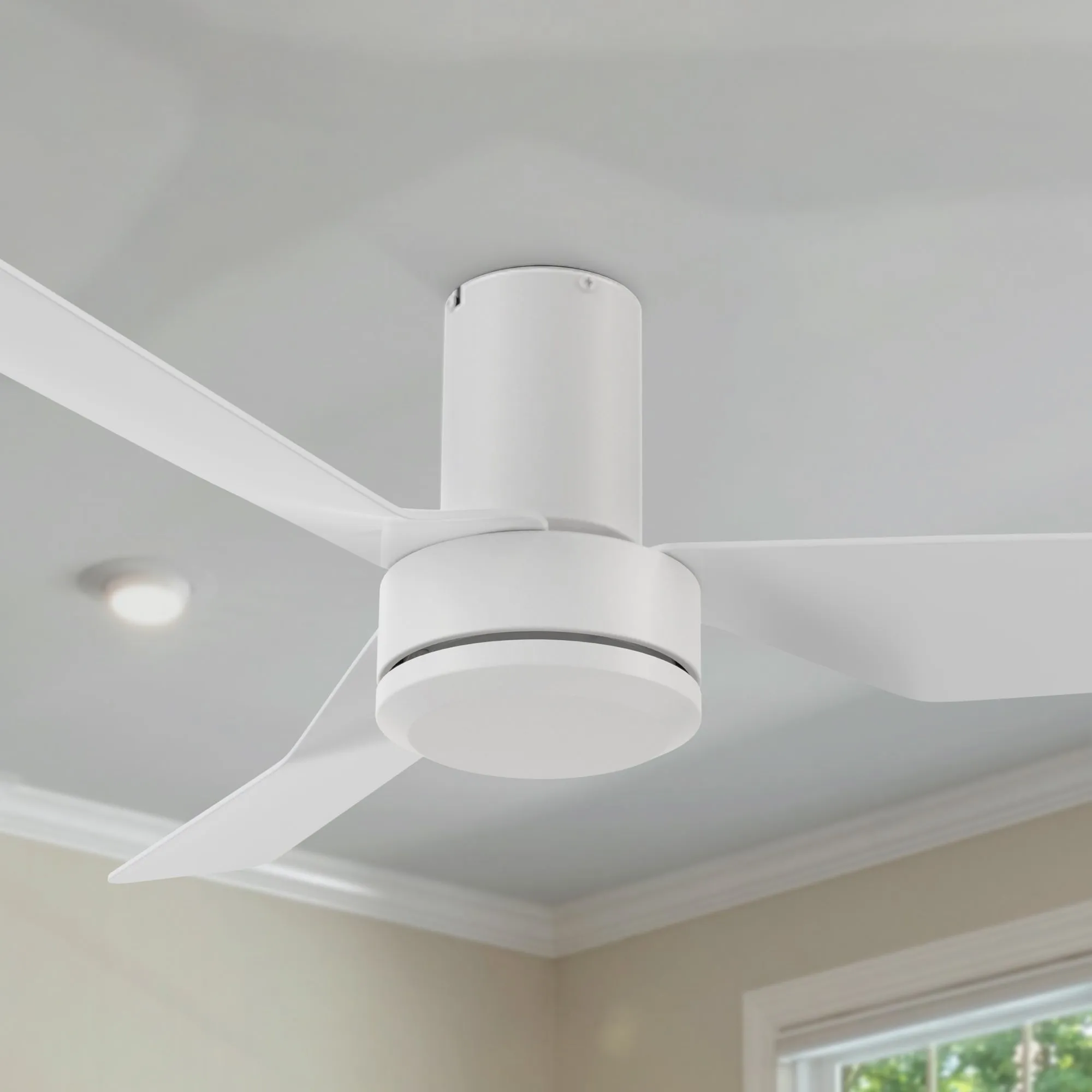 Lyon Flush Mount Ceiling Fan with Remote 44 inch(NO LED)