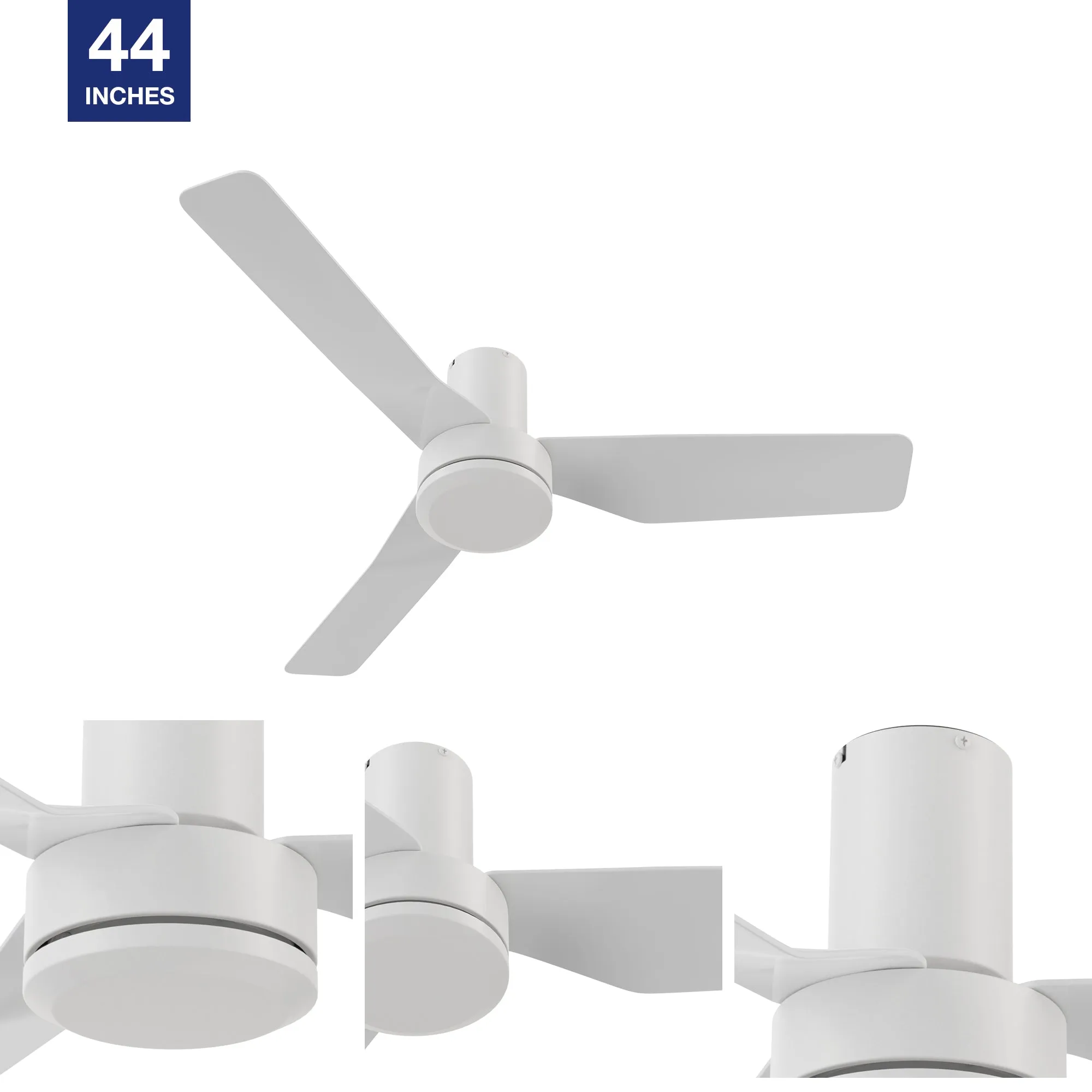 Lyon Flush Mount Ceiling Fan with Remote 44 inch(NO LED)