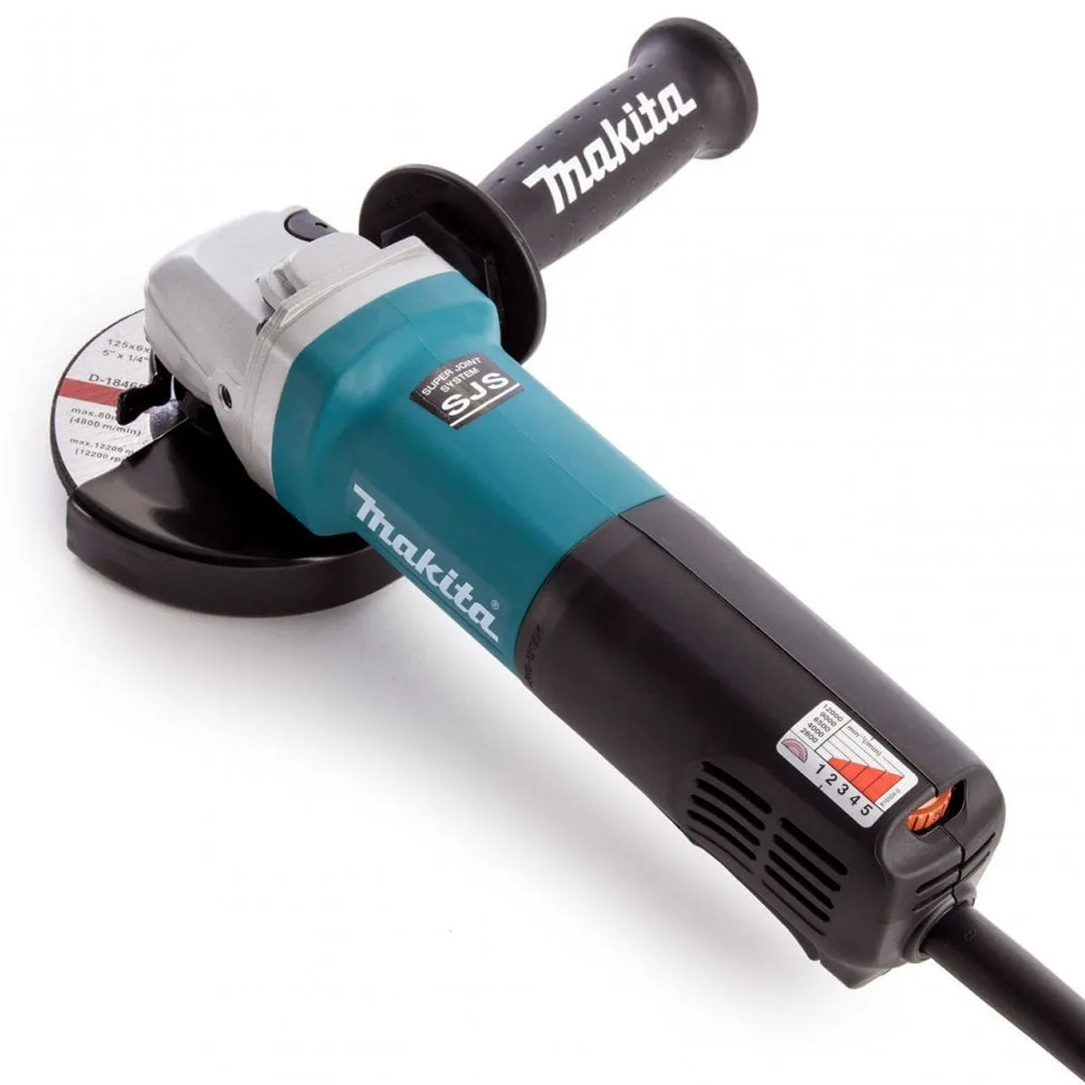 Makita 9565PCV/2 125mm Paddle Switch Angle Grinder 240V