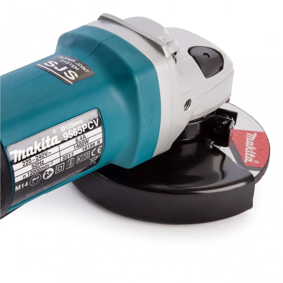 Makita 9565PCV/2 125mm Paddle Switch Angle Grinder 240V