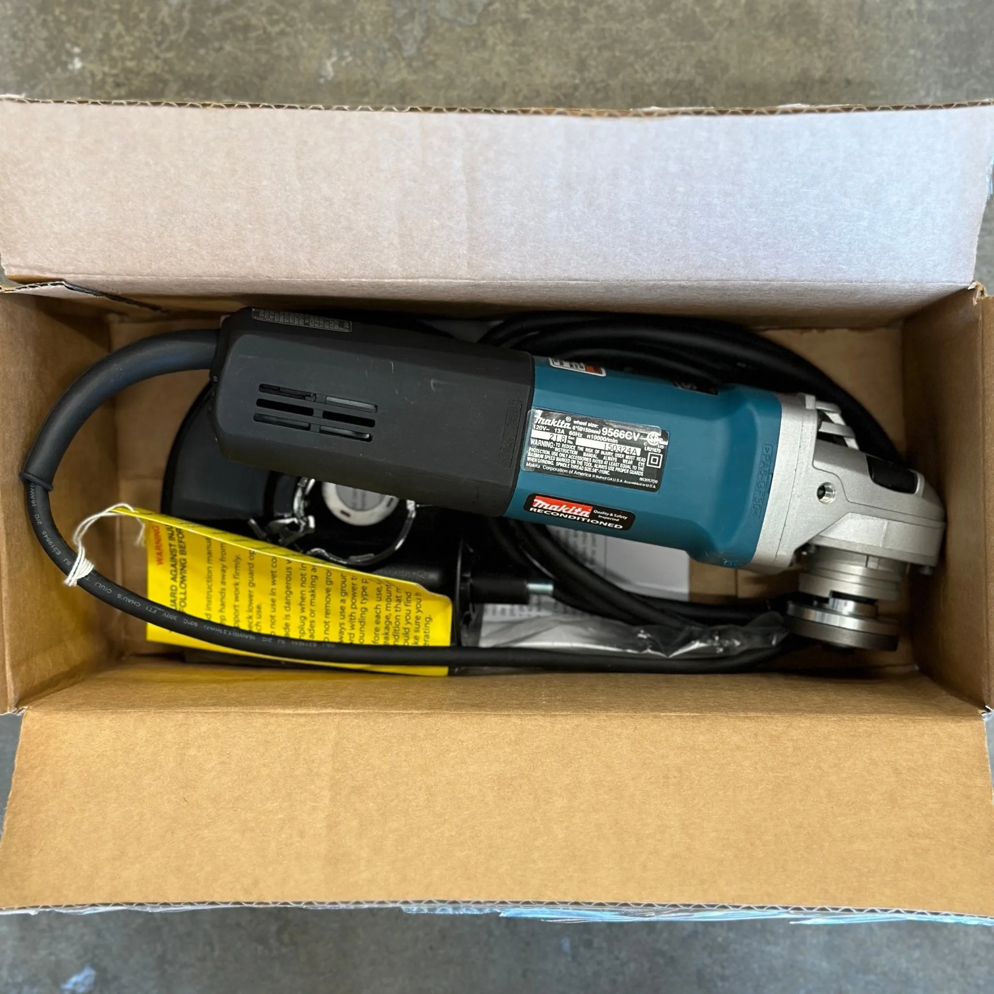 Makita (9566CV-R) 6" SJS™ Cut-Off/Angle Grinder(Factory Reconditioned)