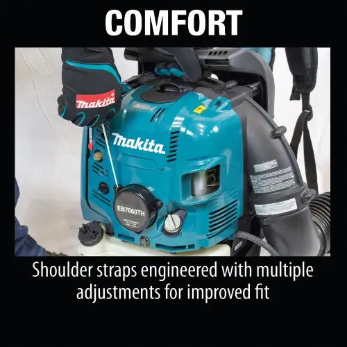 Makita MM4‚® 75.6CC 4-Stroke Engine Tube Throttle Backpack Blower