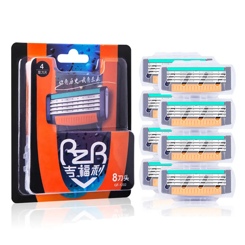 Manual razor 4-layer razor blade