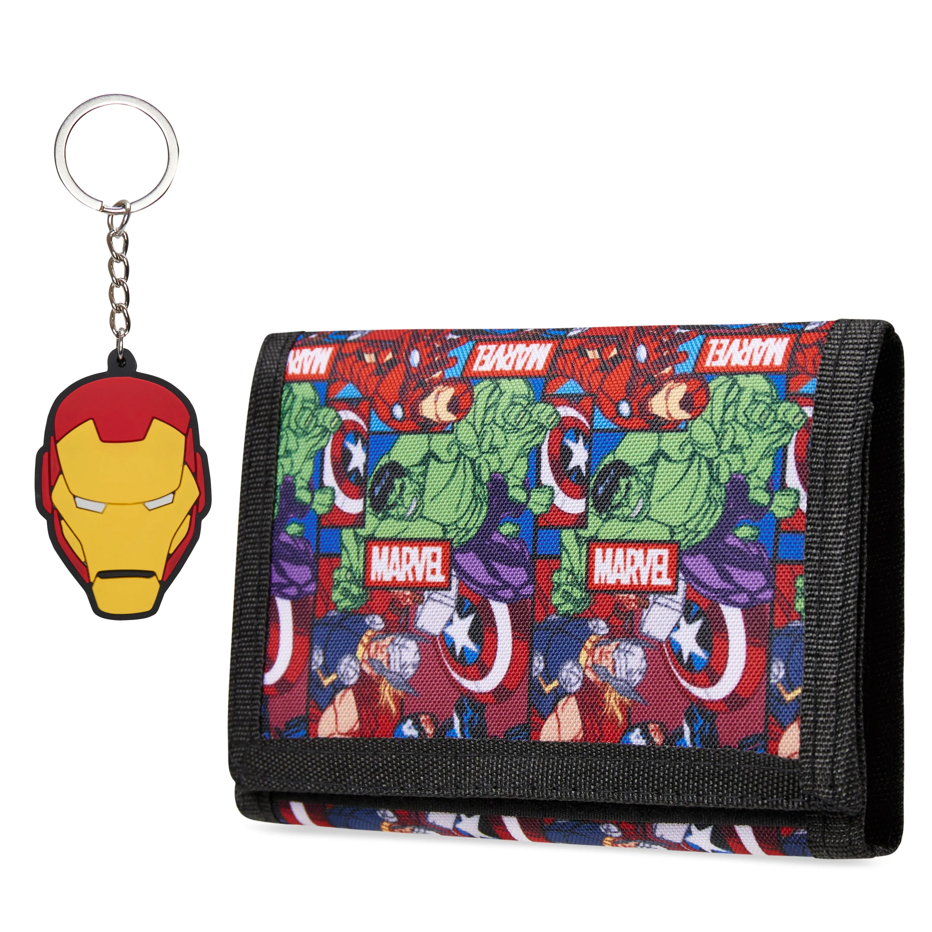 Marvel Boys Wallet and Keyring Gift Set - Multi Avengers