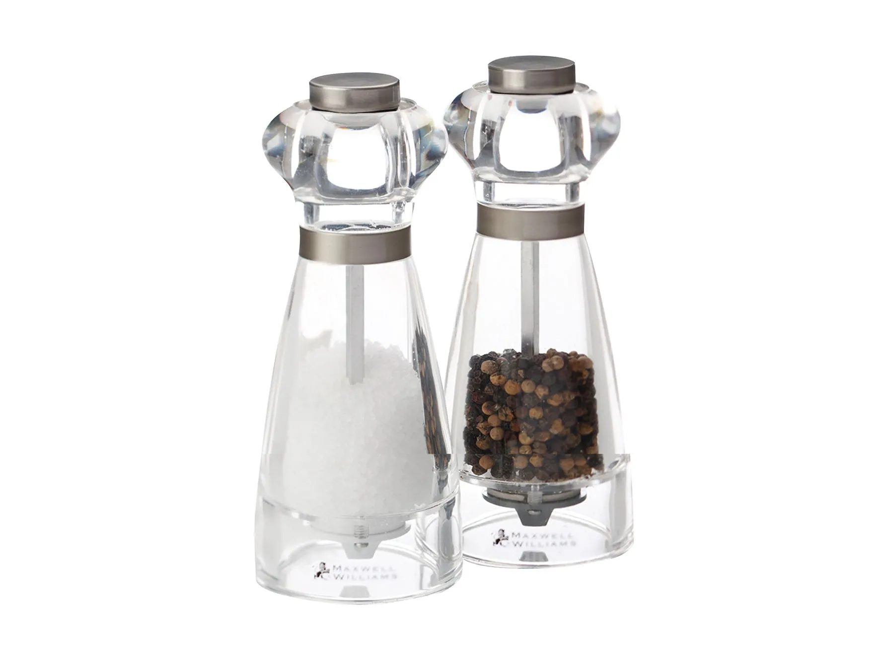 Maxwell & Williams Dynasty Acrylic Salt & Pepper Mill Set 16cm