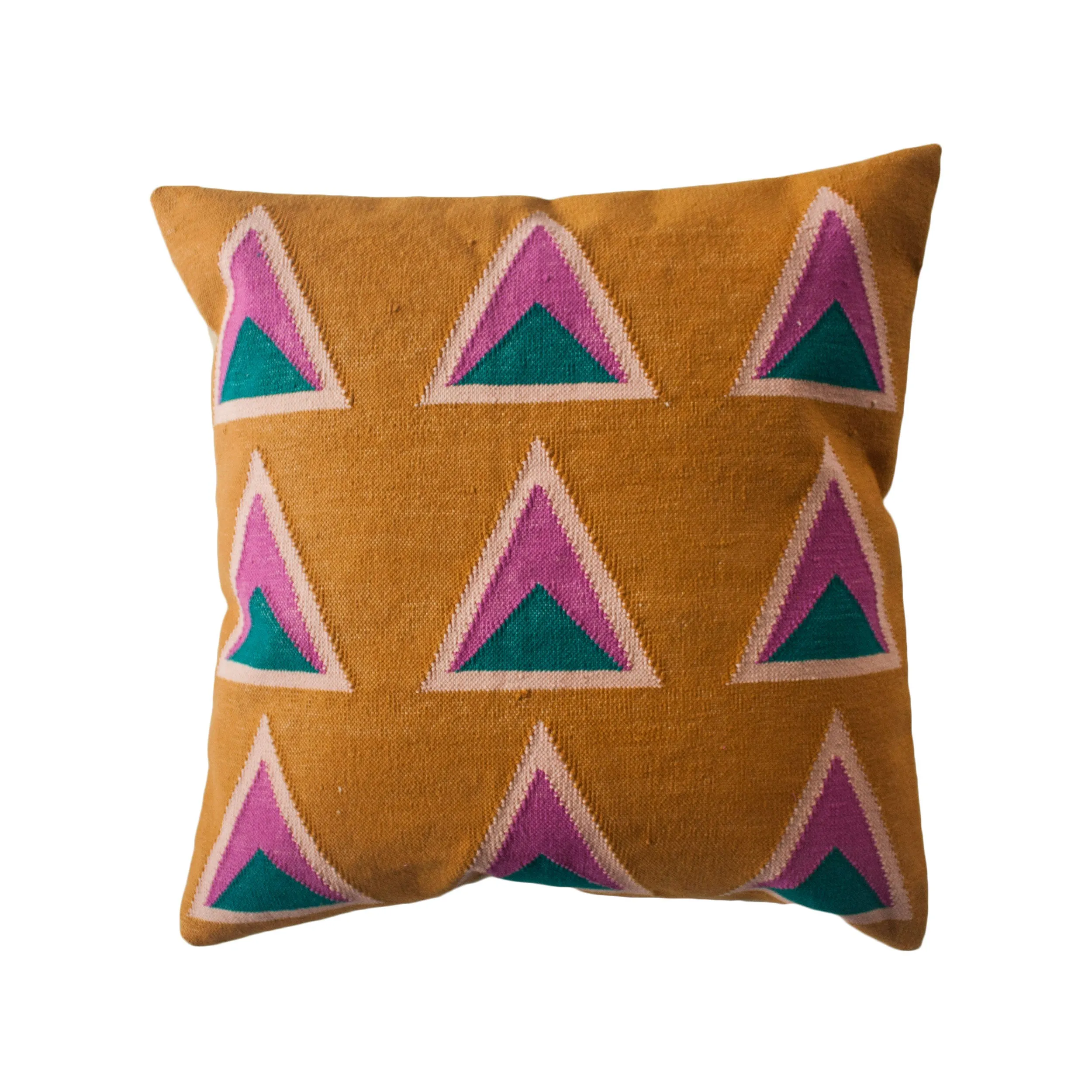 MAYA OCHRE PILLOW