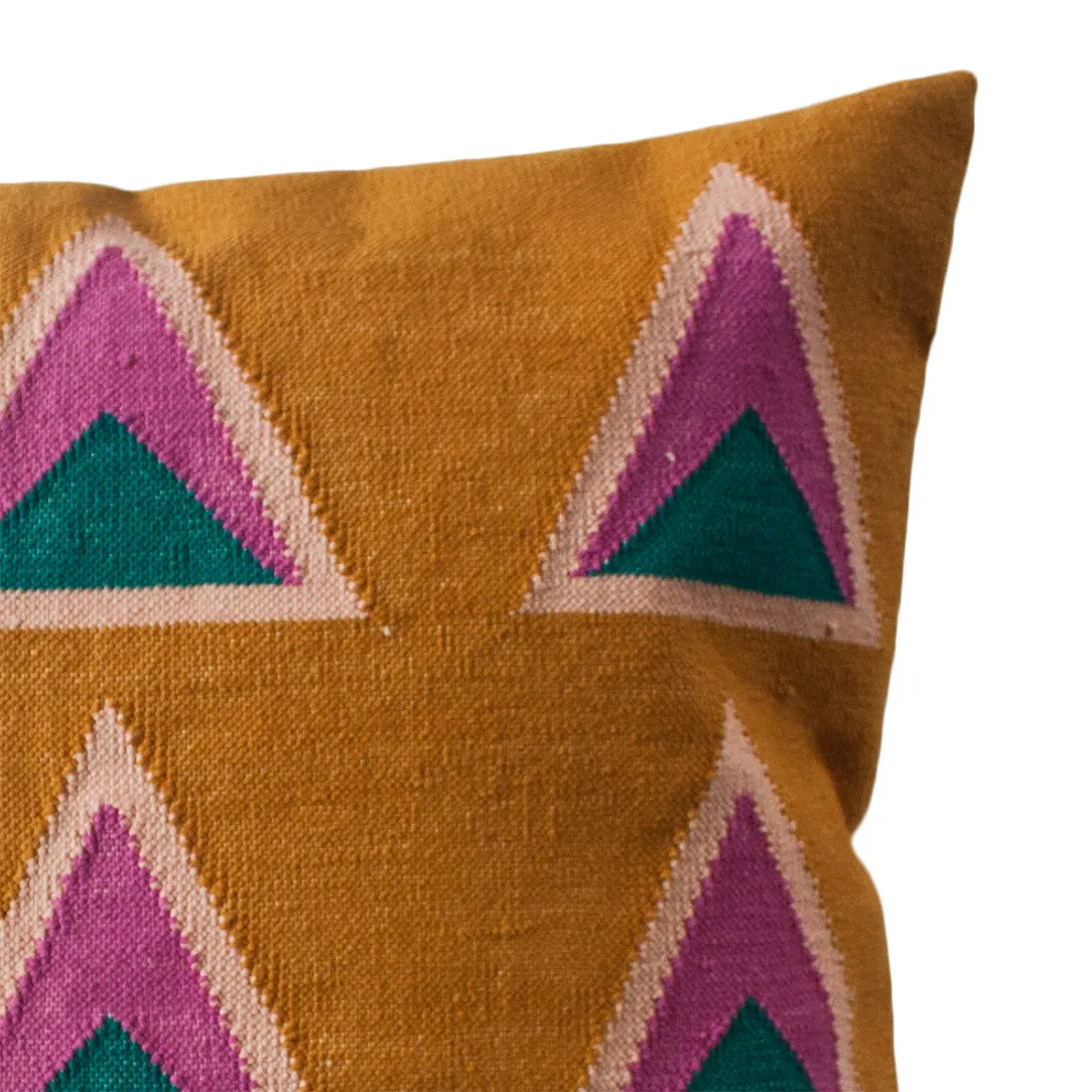 MAYA OCHRE PILLOW