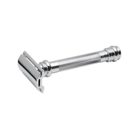 Merkur - 38C Long Handle Barber Pole Safety Razor, Chrome