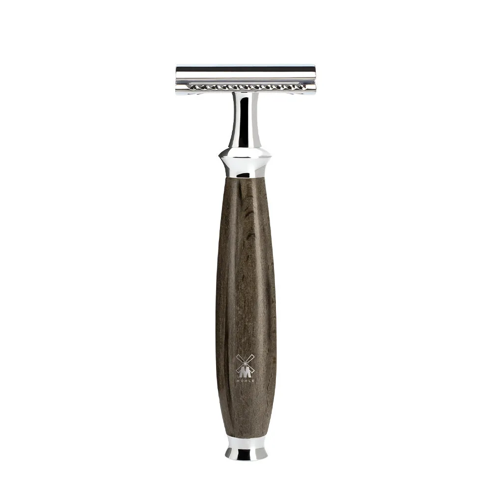 MÜHLE PURIST Grained Beech Closed Comb Safety Razor